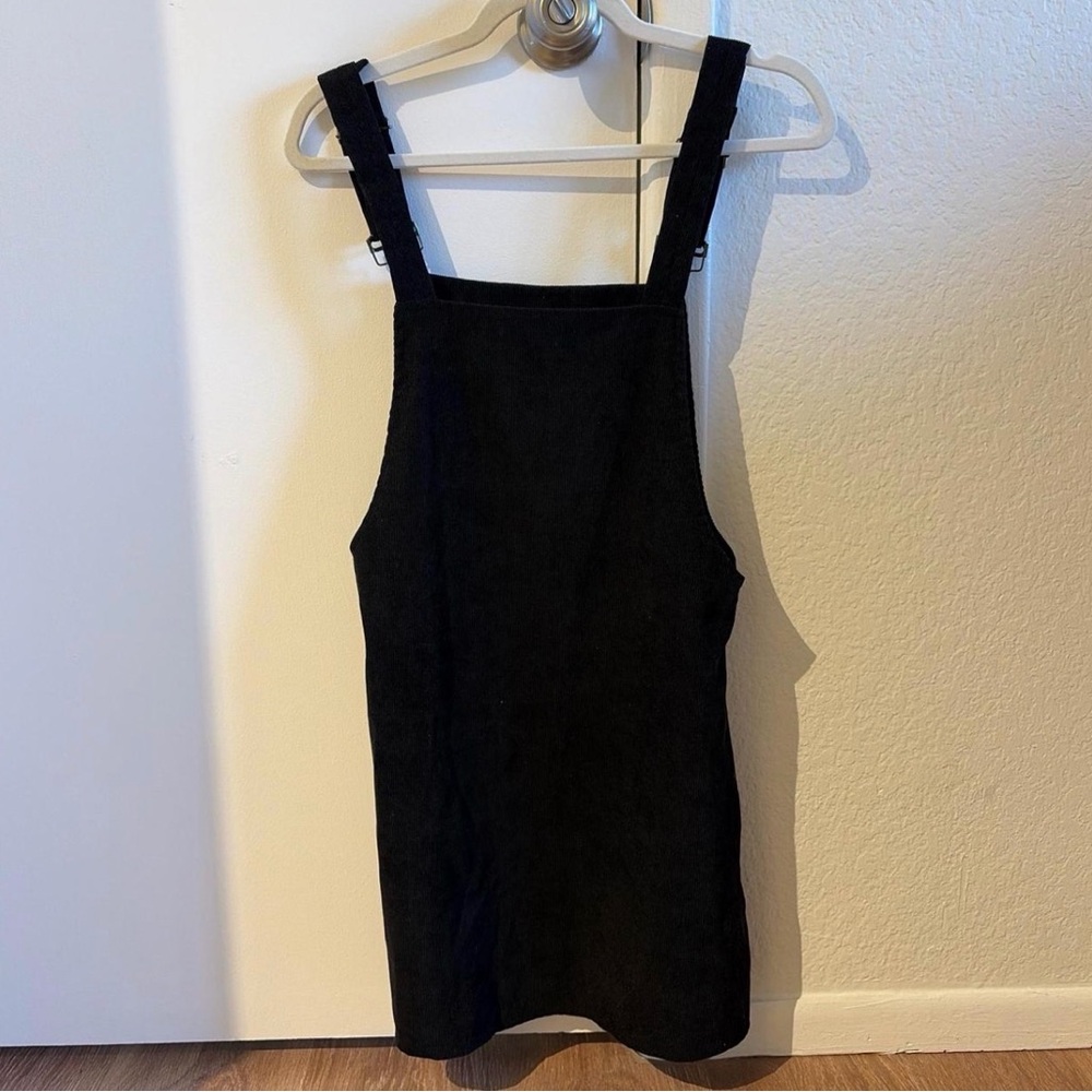SHEIN Black Mini Overall Dress - Picture 5 of 6